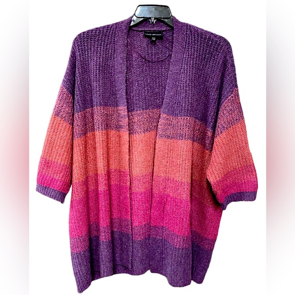 Lane Bryant Sweaters - Lane Bryant 3/4 Sleeve multi colored Cardigan Sweater